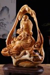 Taihang Cliff Cypress Maitreya God of Wealth Ornament AAA000005236